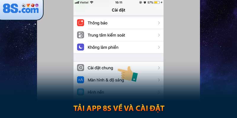 Tải app 8s về và cài đặt